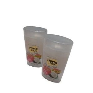 2 Power Stick Deodorant Aluminum Free Natural Peony Coconut 2.5 oz